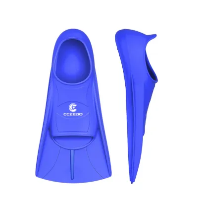 CCZedo Professional Swimming Flippers Short Foot Poof Childrens Diving Frog Shoes Training Diving Equipment