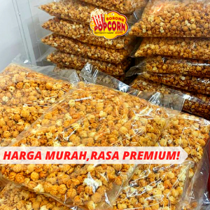 Popcorn Caramel 500gram murah ( Fully Coated Caramel ) Viral Popcorn borong