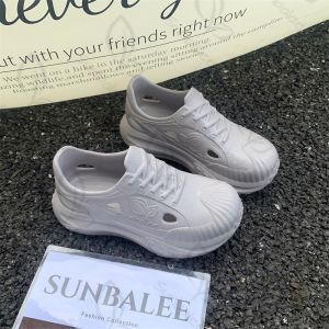 MAKATA✨ รองเท้าผ้าใบงานยาง รองเท้าแบบสวมหุ้มส้น SUNBALEE นิ่มเบา ใส่ได้ทั้งหญิงและชาย SBBL