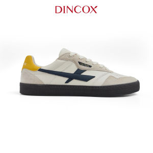 [NEW ARRIVAL] Giày Sneaker Nam Nữ DC48 MIDNIGHT AMBERDincox Shoes Đế Bằng - Da phối Suede Cao Cấp