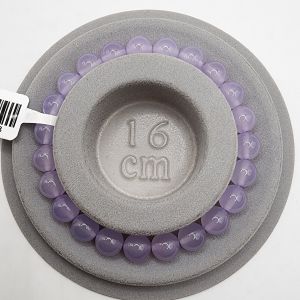 (SG Seller Ready Stocks) High Grade Natural Lavender Chalcedony Bracelet 8mm+ 高级天然薰衣草玉髓手链 8+毫米