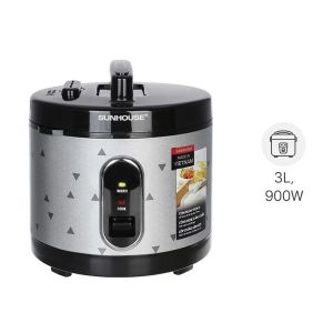 Nồi cơm nắp gài Sunhouse 3 lít SHD8305 hàng chính hãng 100% trưng bày mới 98-99%-dùng cho 6 người ăn chở lên bảo- hành 12 tháng