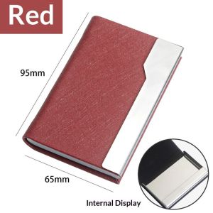 JJT Premium Stainless Steel Business Card Holder with Creative Geometric Design Customizable Logo for Men and Women