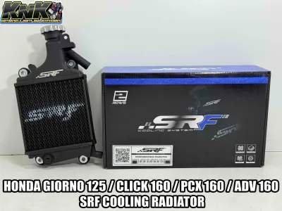 SRF COOLING RADIATOR FOR GIORNO CLICK 160 PCX 160 ADV 160 AEROX V2 NMAX V2 100% THAILAND FACTORY MADE