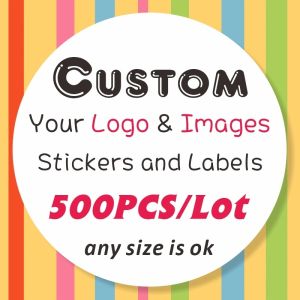 500PCS Custom Stickers and Customized Logo Wedding Birthday Gift Stickers DIY Your Own Stickers Personalize Stickers2026