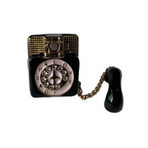 Chuông điện thoại phong cách cổ xưa với lớp phủ men và phụ kiện thời trang chức năng từ tính để quà tặng bé gái