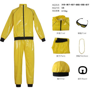 Halloween cos Trang phục da bóng phong cách disco cổ điển cosplay Trang phục sân khấu nhân vật anime hai chiều