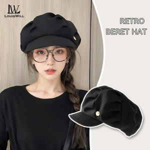 LouisWill Women Beret Hat Artistic Beret Cap Vintage Beret Retro Painter Hat Fashion Japanese Style Flat Cap Casual Hat Beret for Women