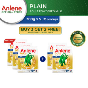 [B3G2] Anlene Gold Movemax Adult Milk Powder Plain 300G [Araw-Araw Lakas Pack]
