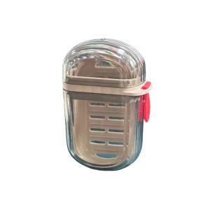 Aqrau 【คลังสินค้าท้องถิ่น🚀】5pcs กล่องสบู่โปร่งใสกล่องบรรจุสบู่แบบพกพาปิดผนึกสามารถระบายน้ำตัวเองกล่องสบู่ในบ้าน