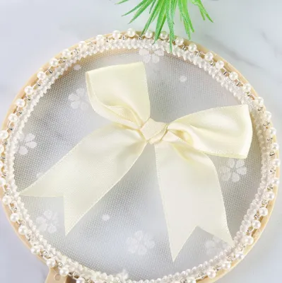 (50pcs/20pcs pack) 1 Satin Ribbon Handmade 8.5cm Wide Swallowtail Bowknot For DIY Craft