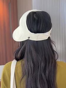 Go out with peace of mind !UPF50+ Wide-brimmed open-top sun hat with ponytail hole makes the face look smaller stylish womens sun protection hat