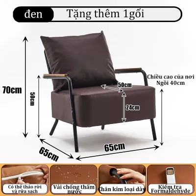 BMZAR Sofa 1-3 người chống thấm nước và chống mài mòn cho căn hộ nhỏ phòng khách phòng ngủ cửa hàng giảm giá năm
