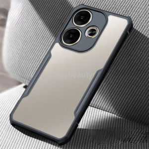 Ốp cho Xiaomi POCO M6 4G 5g 2024 Ốp Acrylic trong suốt cho Mi pocom6 Pro M6PRO pocom6pro Ốp bảo vệ kiểu áo giáp chống sốc