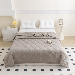 Dansunreve Summer Blanket Solid Color Single/Queen/King Thin Air conditioner Nap Blanlet Single Dormitory Quilt Comforter