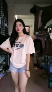 【Co】womens short sleeve white skorvodbek T-shirt-Cotton Street American style letter printing 2025 New Design Summer loose. C