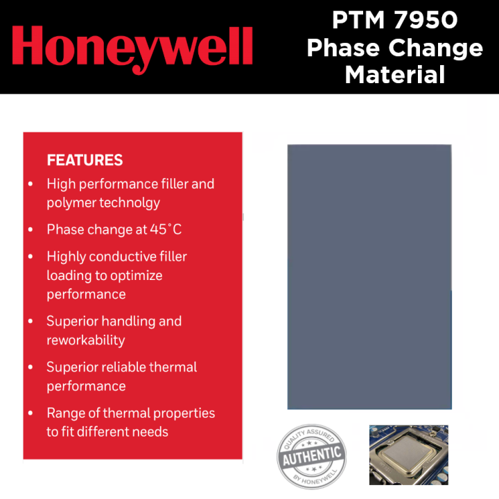 Honeywell PTM 7950 PTM7950 Thermal Phase Change Material. High ...