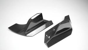 mv1 For Acura Integra Type S 2023 2024 2025 Carbon Exterior Car Rear Apron Side Air Vent Corner Splitter Rear Splat Accessories Q7Z8P