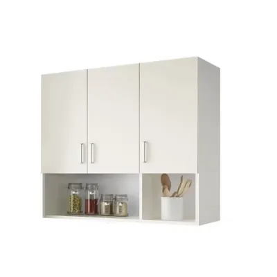 Tủ bếp treo ốp tường tủ gỗ chứa đồ đa năng mini 3 cánh bền đẹp chắc chắn chống mối mọt