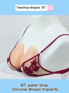 BT Hot Sale Silicone Breast Forms Teardrop-shaped for Shemale Transgender Artificial Prosthesis 400-1600gPair