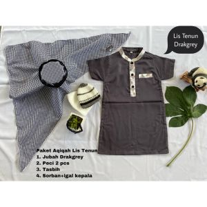 Baju Aqiqah Bayi Laki-Laki Jubah Bayi Anak PAUD Laki-Laki Jubah Akikah Bayi Newborn Cowok Gamis Akikoh Balita Lelaki Koko Batita Akiqoh Lebaran