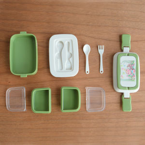 QUANSEN 1 12 Dollhouse Simulation Hand-held Lunch Box Picnic Box Model Doll Home Mini Kitchen Tableware Decoration Pretend Play Toys