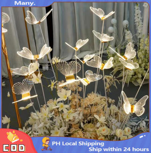 Butterfly Night Light Decoration Wedding Hall Lighting Arrangement And Venue Floor Lighting