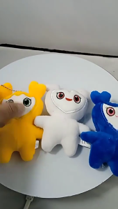 Đáng yêu Búp bê thần tượng cho người hâm mộ một lần Ba lô nữ vải nhung lông treo hoạt hình vải nhung Hàn Quốc Thần Tượng búp bê túi xách trang trí phụ kiện