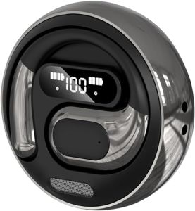 OWS AI Headphone for Multi-Language Translation Bluetooth Earphone Support 144 Language Real-Time AI Translation Wireless AI Earbuds Translator with App for Language Learning Travel Work (Black)