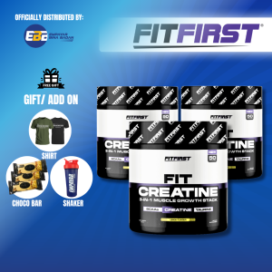 Fit First Fit Creatine 3 IN 1 Muscle Growth Stack (50 Serving)