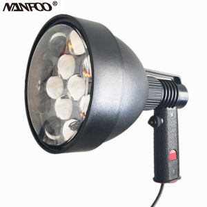Ultra Bright 5400LM LED Hunting Lamp USA Imported CREE XPG 5W*12PCS Foco De Caza 150mm 12V LED Hunting Spotlight Durable