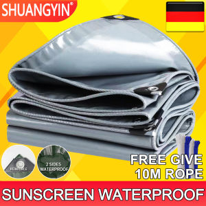 10 years use is not bad trapal waterproof makapal size 16ft x 26ft Free 10M binding rope with Eyelets Tarp tolda trapal rain cover lona trapal sale truck cover high quality tarpaulin Multiple sizes available Told Tarpaulin  Blue Sako Sakolin BUILDMATE