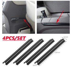 4pcs/set Car Cable Protector Wire Cover Self Adhesive Clip Dashcam Socket Extension Device Kit