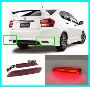 HONDA CITY 2011-2013 /CRV 07-09 2 in 1 Function Rear Bumper LED Brake Light Lamp (RED)