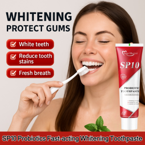 【Gum Protection/Teeth Whitening】SP10 Probiotic Whitening Toothpaste Probiotic Whitening Toothpaste Fresh Breath Toothpaste Cleansing and Gum Strengthening Toothpaste Whitening Stain Removal Toothpaste
