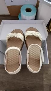[Free Shipping] WomenS Summer New Thick-Soled Sandals For Outdoor Wear Flat Soft-Soled With Velcro Non-Slip Comfortable Beach Shoes Trendy