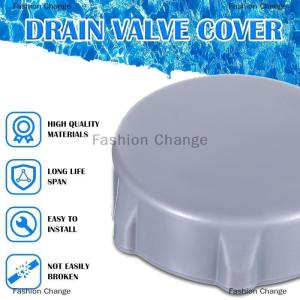 [COD] Fashion Change P6H1158 Replacement Drain Valve Cap Plastic Compatible With Pools Model P01006 Grey Swimming Pool Drain Valve Cap Compatible With Pools