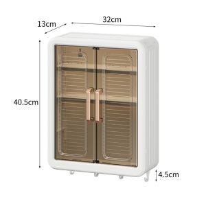 ชั้นวางของติดผนัง ชั้นอเนกประสงค์ ไม่ต้องเจาะ ชั้นวาง ตู้เก็บของ ชั้นวางของในห้องน้ำ รุ่น ZG-01