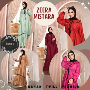 BARU RAMADHAN SERIES - ZEERA MISTARA GAMIS BAHAN TWILL - GAMIS PREMIUM LENGAN PAJANG