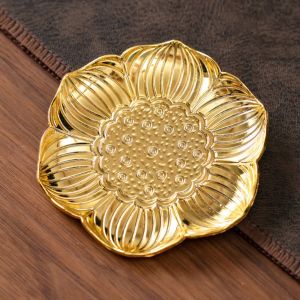 NOBLELUX Thanh lịch Đế lót ly loại Tinh tế Retro Trang trí trà đạo Phong cách Trung Quốc Vàng Tấm cách nhiệt Trang trí nhà cửa