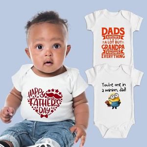 Baby Onesies PH Happy First Father’s Day Baby Onesie – Cute Father’s Day Gift from Baby Cotton Baby