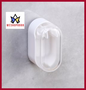 WESHOP8888 1pcs Toothbrush Rack Plastic Wall Mount Storage