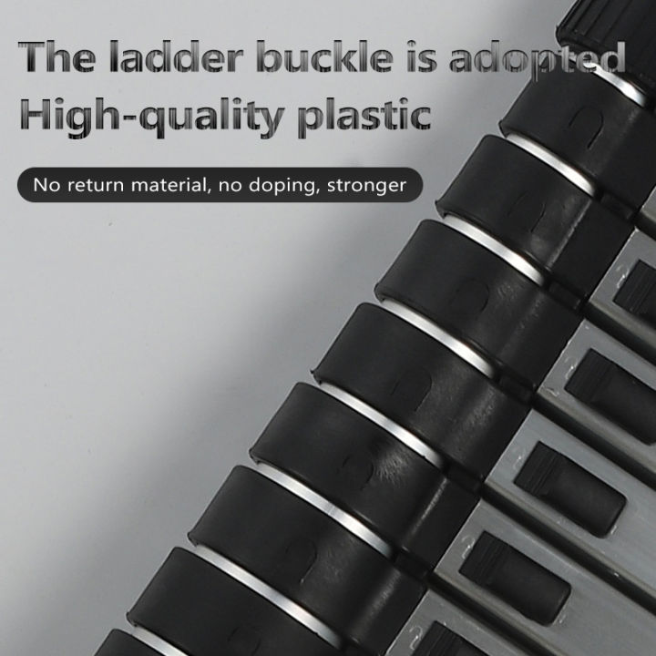 5M Joint Ladder Foldable Aluminum Telescopic Ladder Double Sided A-Type ...
