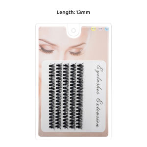 Thick Eyelash Extensiones With Glue 40D 10-13MM Mixed Natural Soft Individual Eyelashes