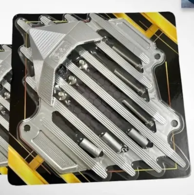 [COD/Local Seller] Titanium Mesh CNC Water Tank Cover Vario 125-150 AB 2013-2021 SHVN 2012-2019