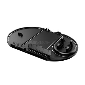 Multi-functional Car Anti-skid Pad 360-degree Rotating Mobile Phone Bracket Built-in Incense Fragrance Interior Storage