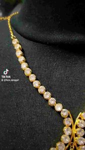 Kalung Pengantin Wanita Diamond Batu Tanam