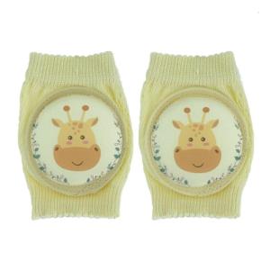 Miếng đệm đầu gối hoạt hình cho bé với thiết kế đàn hồi lưới cotton thoáng khí bò khuỷu tay bảo vệ trẻ sơ sinh an toàn bảo vệ đầu gối