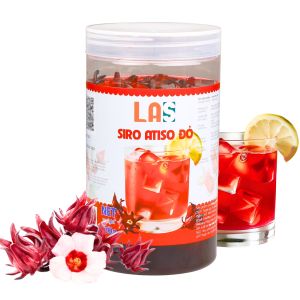 Siro hoa atiso đỏ có kèm bông atiso giòn đậm đặc (syrup hibiscus) - Hàng công ty | LAS Việt Nam
