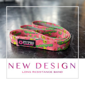 ยางยืดออกกำลังกาย  Fitpro / Long Band Fibric/ (ยางยืดออกกำลังกายแบบผ้า)ใช้งาน :: สำหรับ Full Bodyคาดิโอ HIIT Power Exercise Speed Exercise Strength upper body Core แกนกลางลำตัวและ หน้าท้อง